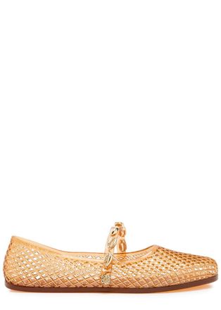 Ancient Greek Sandals Iro Shell-embellished Sandals - Caramel - 40 (IT40/ UK7)