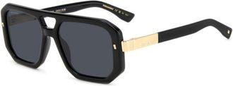 Dsquared2 D2 0105/S 807/2K Mens Sunglasses Black Size 56