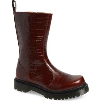 Dr. Martens Regena Refined Lug Sole Boot in Mocha Brown at Nordstrom Rack, Size 5Us/ 3Uk