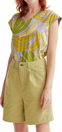Compa&ntilde;&iacute;afant&aacute;stica Banana Short Sleeve Shirt In Blue