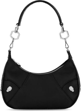 Philipp Plein Crocco shoulder bag - Black