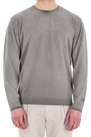 C.P. Company Delav&eacute; Effect Cotton Crepe Crewneck