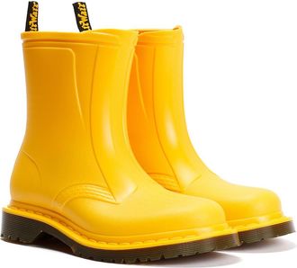 Dr. Martens 1460 Rain Pull On Womens Yellow Boots - Size UK 4