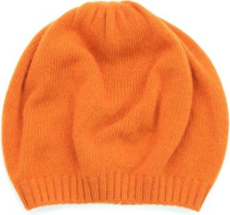 Portolano Solid Cashmere Beret in Pumpkin at Nordstrom Rack