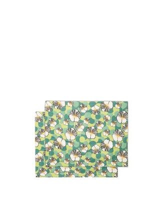 La DoubleJ Placemats Set Of 2 (35X45) Ninfea Green at Nordstrom
