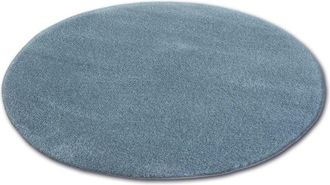 RugsX Rugsx - Alfombra C&iacute;rculo Shaggy Micro Gris Grey Circulo 120 Cm