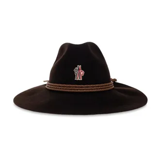 Moncler Grenoble Apr&egrave;s-Ski Hoed - Heren - Accessoires - Bruin - Maat: M Wol