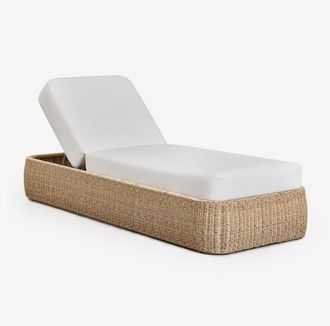 Sklum Tumbona Reclinable En Rat&aacute;n Sint&eacute;tico Y Hierro Leilan Sklum