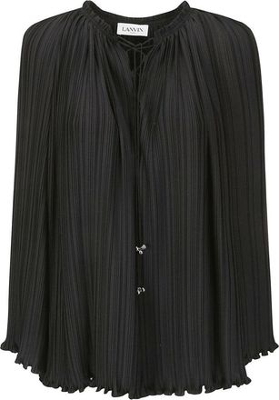 Lanvin Pleated Effect Blouse