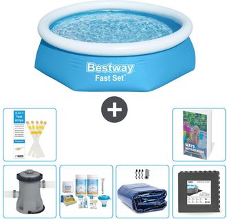 Bestway Piscina Bestway Fast Set Redonda - 244x61 Cm - 7-piezas S233