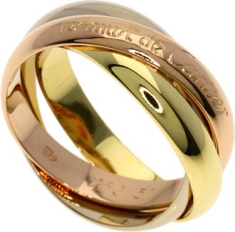 Cartier Yellow Gold (18K) Pink Gold (18K) White Gold (18K) Band Ring (Pre-Owned)