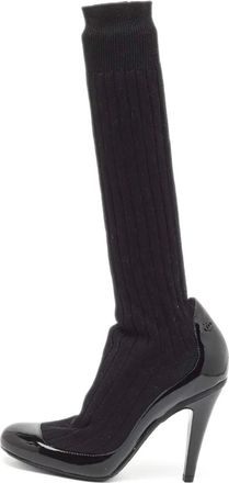 Chanel Pumps a calzino 100mm - Nero