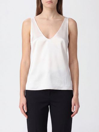 Tom Ford Off-the-Shoulder Pure Silk Top with a U-Neckline