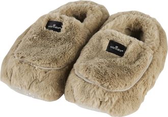 Generic Luxury Microwavable Slippers - Heat Up or Chill for Soothing Relief | Lavender Scented| Faux Fur Warmers for Women Reusable, Heatable, Freezable | One