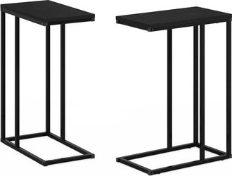 Furinno Camnus Modern Living Sofa Side Table, Americano, Set of 2