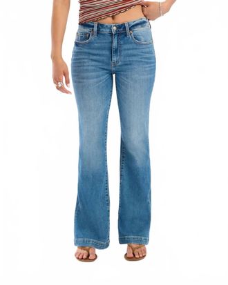 Daze The Heart Breaker Mid Rise Flare Jean In Text Me
