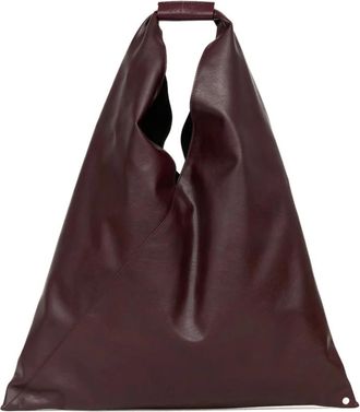 Maison Margiela Tassen, Dames, Rood, ONE Size, Bordeaux Top Handvat Schoudertas