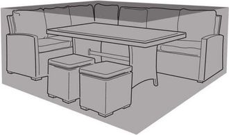 OEM Funda Protectora Para Muebles De Jard&iacute;n Cuadrada Compacta De 300 Cm De Largo Garland