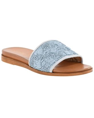 Seychelles Dakota Raffia & Leather Slide