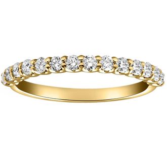Pompeii3 1/4Ct Diamond U Prong Ring in 10k White or Yellow Gold