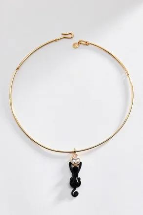 BaubleBar Cat Pendant Necklace