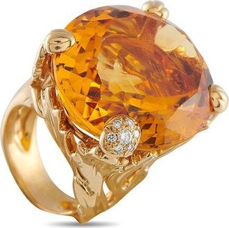 Dior 18K Citrine Ring (Authentic Pre-Loved)