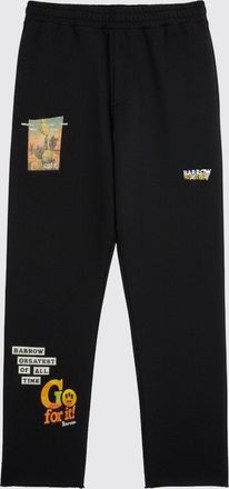 Barrow Pantaloni jogging in cotone stampato