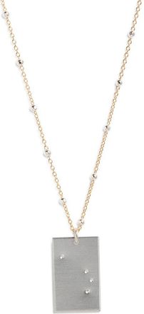 Set & Stones Zodiac Constellation Pendant Necklace in Silver - Aries at Nordstrom