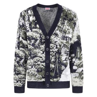 Kenzo C&aacute;rdigan Japanese Garden - Knitwear - Hombre - Multicolor - M