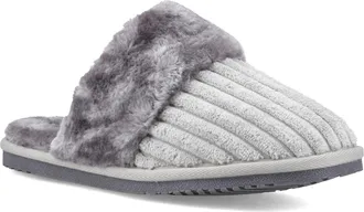 Hush Puppies Arianna Cord Polyesterschoenen Dames Grijze Slippers