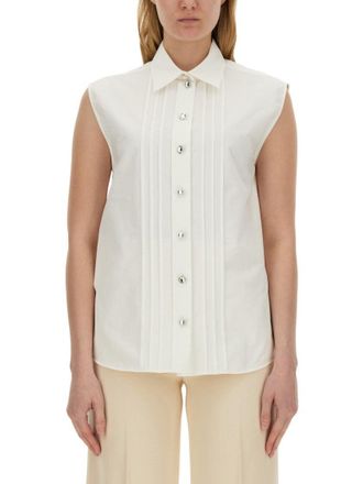 Moschino Sleeveless Poplin Shirt