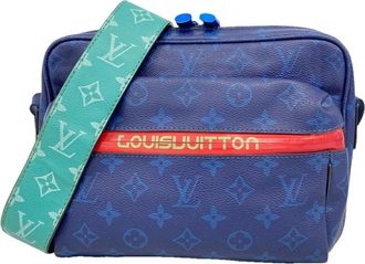 Louis Vuitton Blue Shoulder Bag (Pre-Owned)