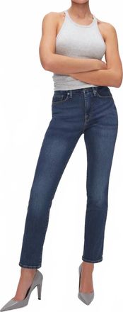 Good American Good Legs Straight Jeans In Blue004
