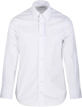 Lardini Formal Shirts, male, White, M, Casual Cotton Shirt