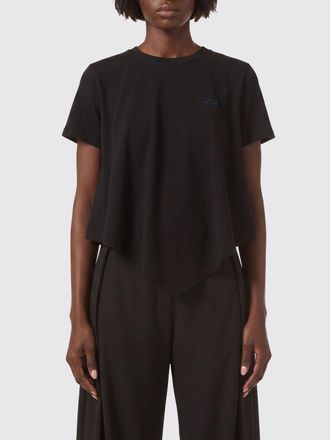 Loewe T-shirts a v in cotone con logo