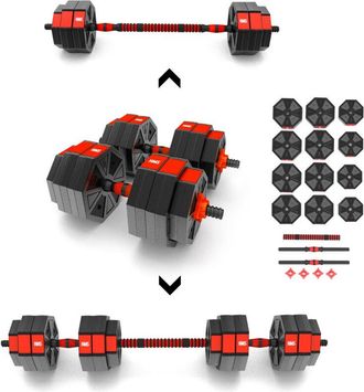 OEM Sgc30 Barra Y Mancuernas Compuestas 30 Kg Hms
