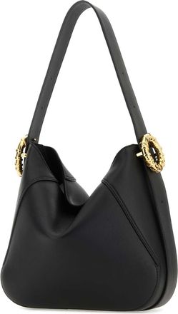Lanvin Womens Melodie Shoulder Bag Black Calf