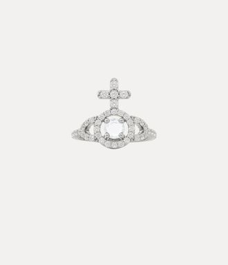 Vivienne Westwood Olympia Ring Silver Unisex