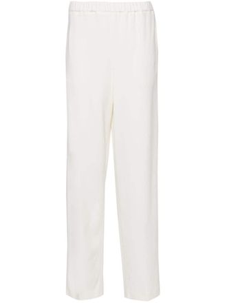 Fabiana Filippi bead-chain straight trousers - White