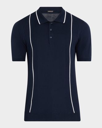 Tシャツ・カットソー Kiton FW25 'Ciro' polo shirt (UMK0864K 5008) Men's luxury T-shirts & Polos | Kiton