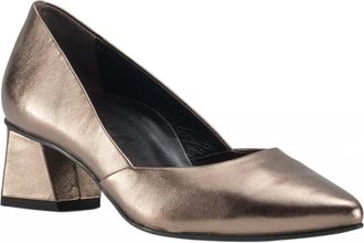 Paul Green Womens Witt Pump In Earth Metallic Nappa