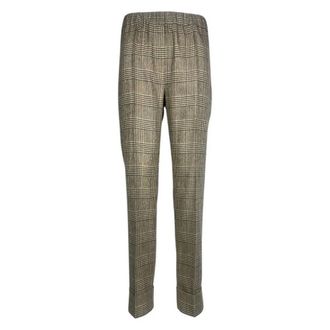 D.exterior Pantalones Slim-fit - Trousers - Mujer - Marr&oacute;n - L