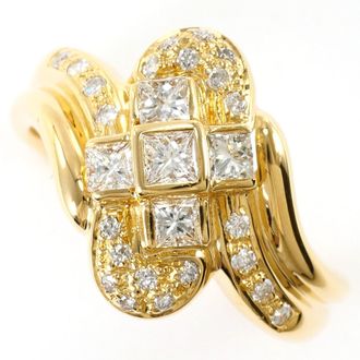 C&A Yellow Gold Yellow Gold (18K) Band Ring (Pre-Owned)