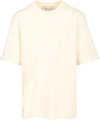 Ami Low Waist Wide Bermuda Shorts met Twee Plooiien - Heren - T-shirts - Beige - XL - Wol - Tops