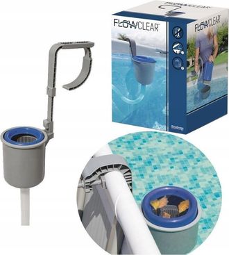 Trade Shop Trade Shop - Filtro De Superficie De Pared Skimmer Para La Limpieza De Piscina Sobre El Suelo 58233