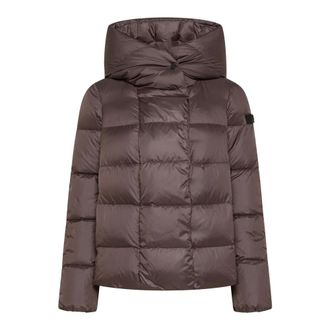 Peuterey Piumino corto Tucano - Dames - Jassen - Bruin - Maat: 2XS Poliester