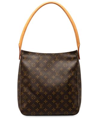 Louis Vuitton 2001 Monogram Looping GM shoulder bag - women - Fabric/Leather - One Size - Brown