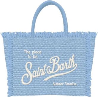 Saint Barth Colette Stro N - Dames - Shoppers - Blauw - ONE Size - Tassen