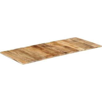 vidaXL Piano Tavolo in Legno Massello di Mango 15-16 mm 140x60 cm
