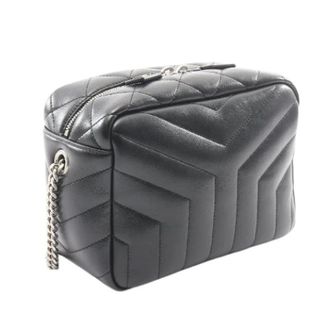Saint Laurent Pre-owned Loulou Leather Shoulder Bag - unisex - Yves Saint Laurent Vintage - Vintage Shoulder Bags - Black - ONE SIZE - Pre-owned